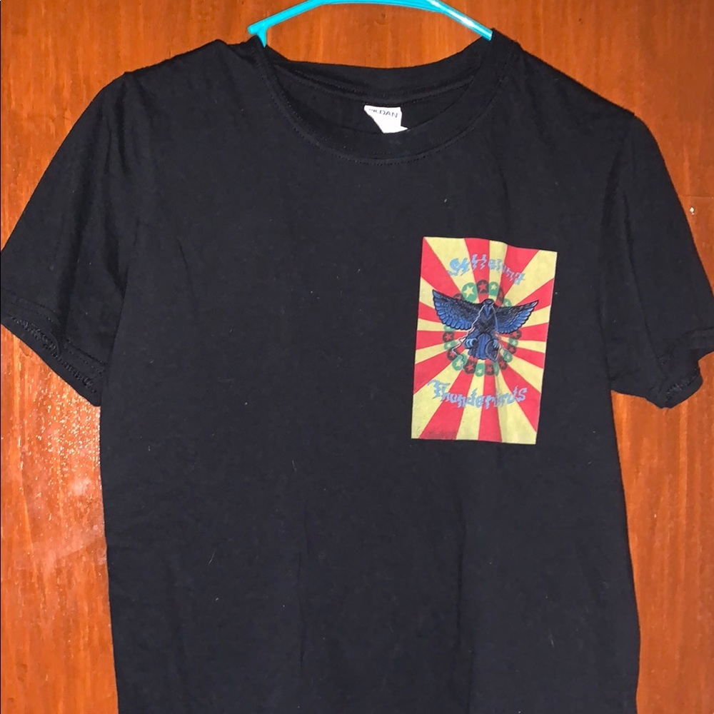 Gildan Black Short Sleeve Tee with Graphic St Helena Thunderbirds